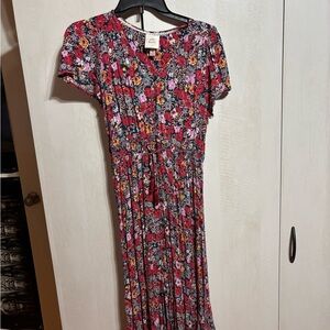 Knox Rose Floral Red Dress